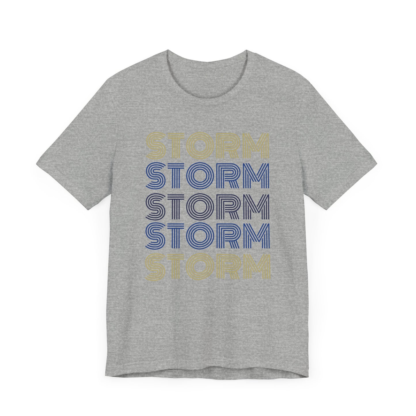 Storm 5x Lines Unisex Jersey Short Sleeve Tee - Multiple Colors