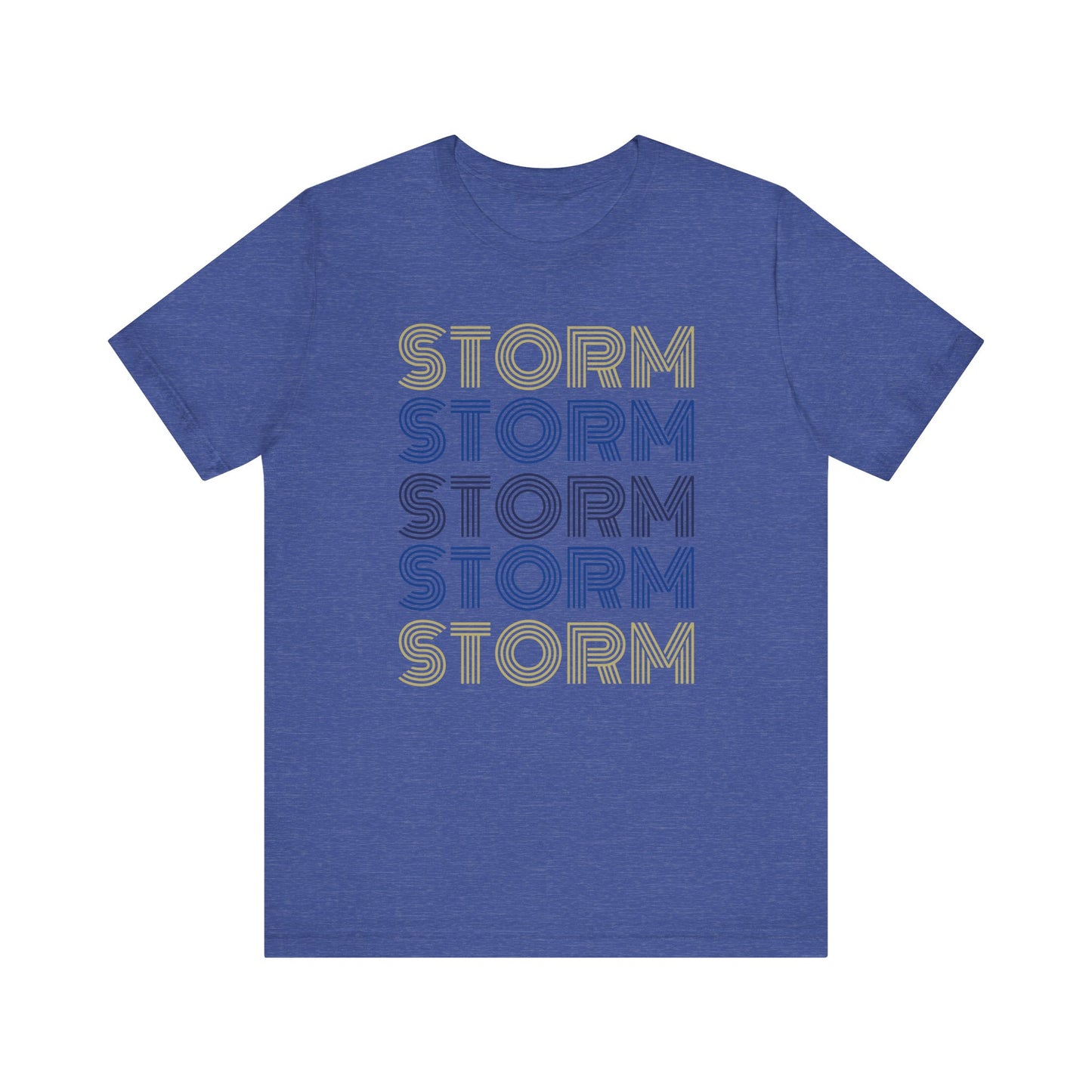 Storm 5x Lines Unisex Jersey Short Sleeve Tee - Multiple Colors