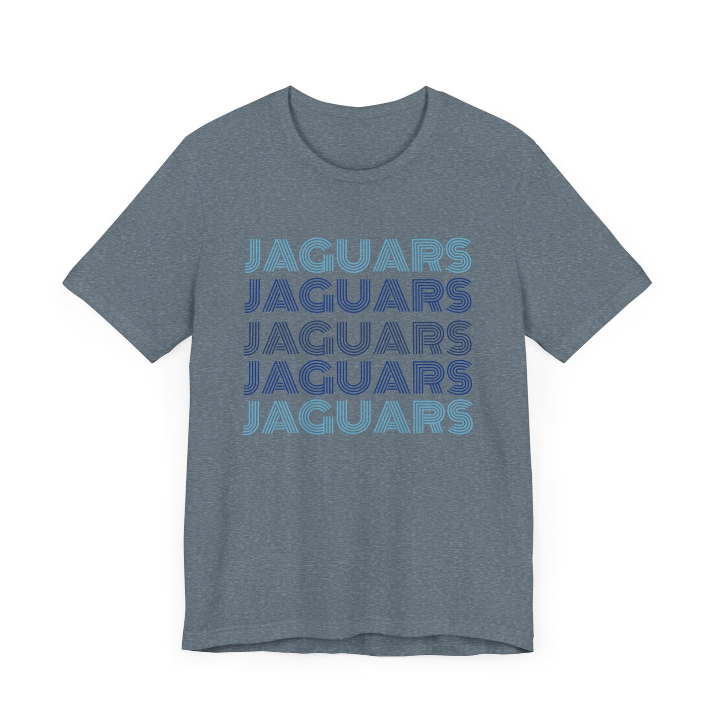 Jaguars 5x Line Unisex Jersey Short Sleeve Tee - Multiple Colors