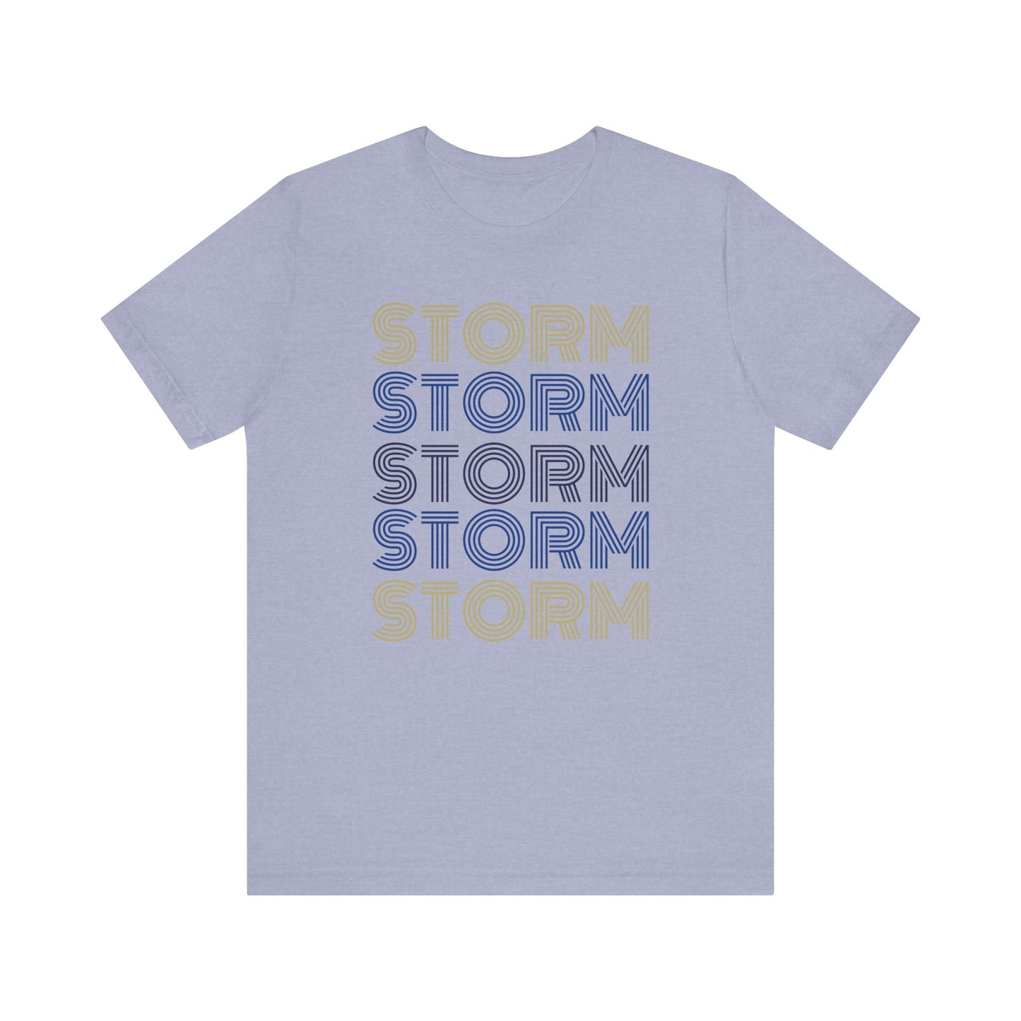 Storm 5x Lines Unisex Jersey Short Sleeve Tee - Multiple Colors