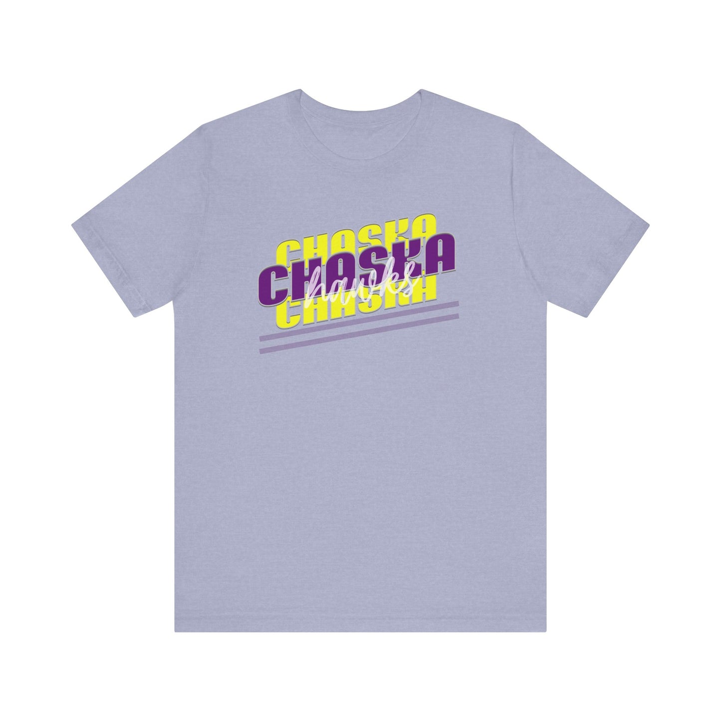 Chaska Hawks Unisex Jersey Short Sleeve Tee - Multiple Colors