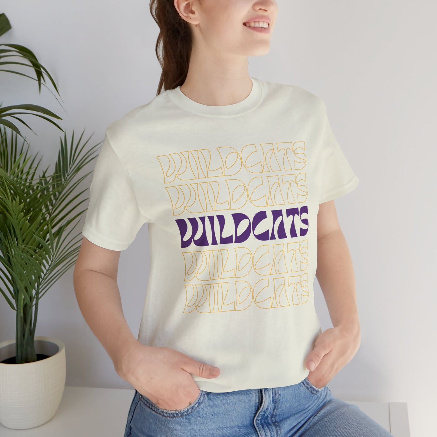 Wildcats 5up Unisex Jersey Short Sleeve Tee - Multiple Colors