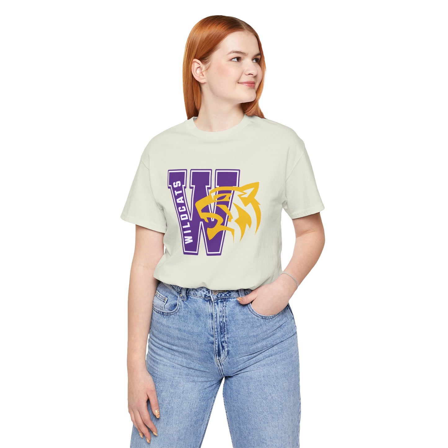 Wildcats Monogram Unisex Jersey Short Sleeve Tee - Multiple Colors