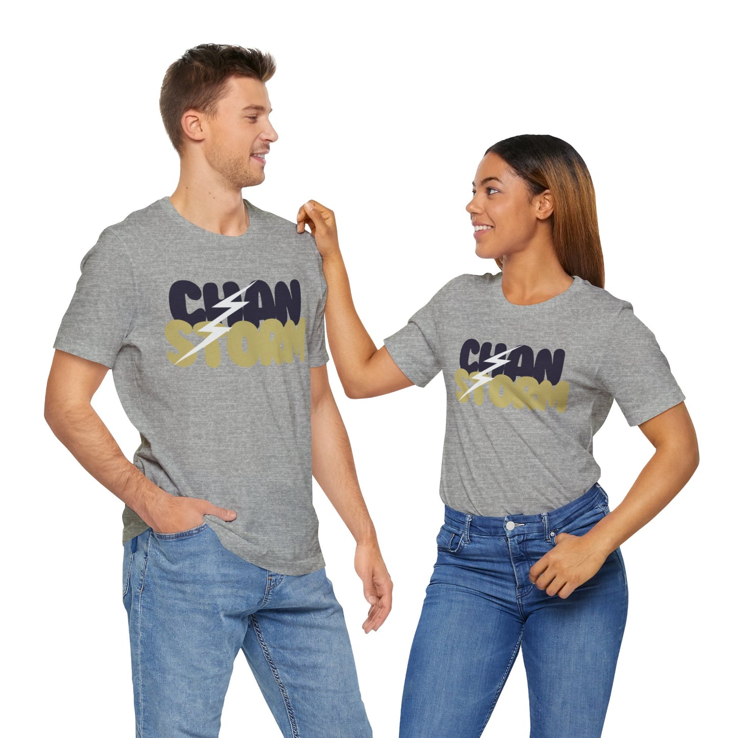 Chan Storm Bubble Letters Unisex Jersey Short Sleeve Tee - Multiple Colors