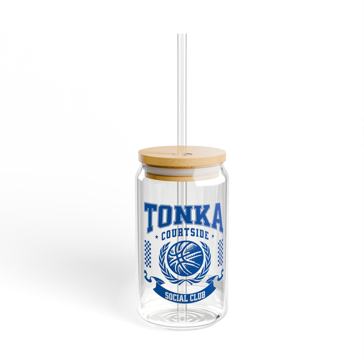 Tonka Courtside Social Club Sipper Glass, 16oz