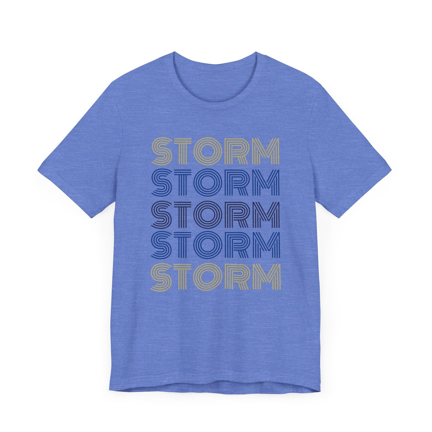 Storm 5x Lines Unisex Jersey Short Sleeve Tee - Multiple Colors