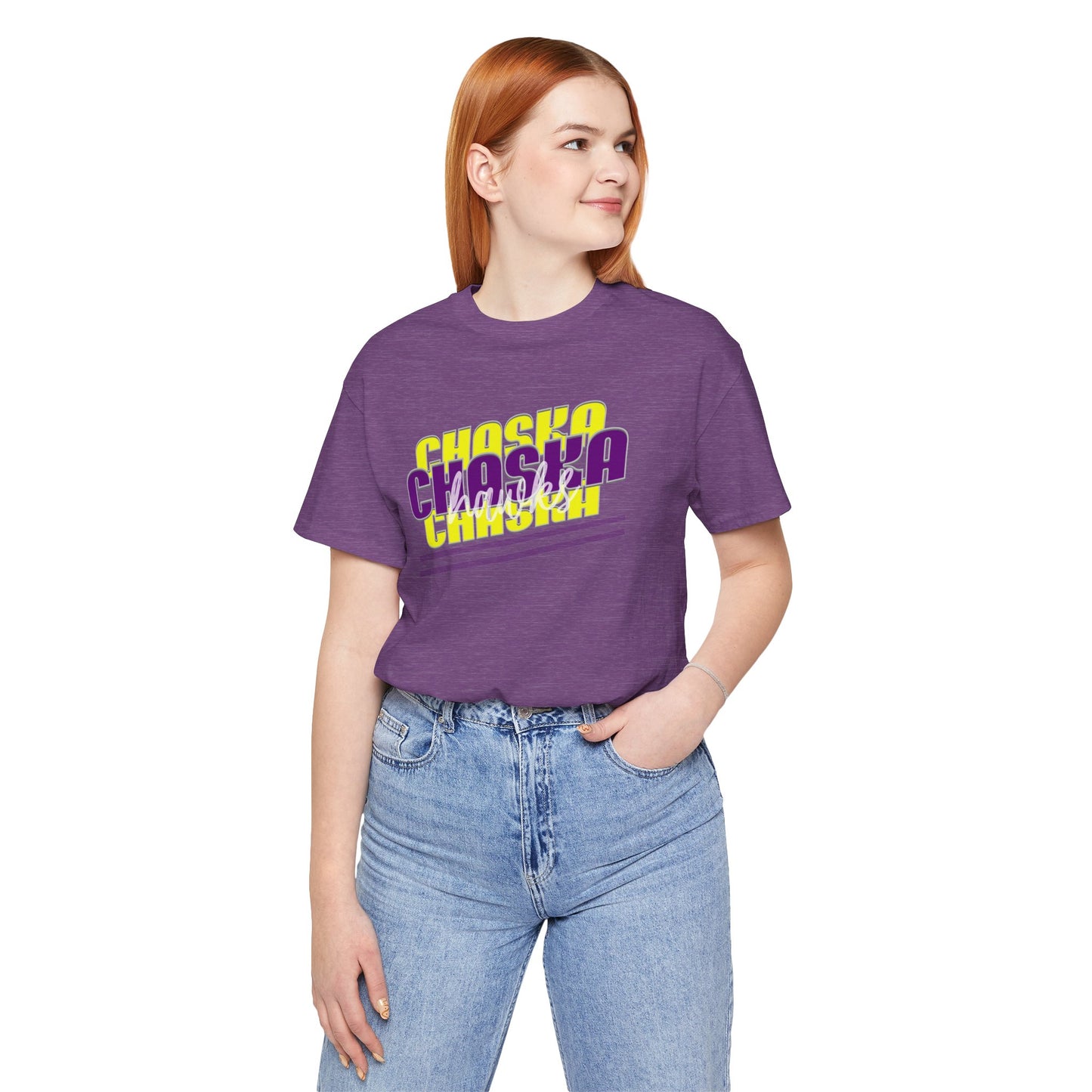 Chaska Hawks Unisex Jersey Short Sleeve Tee - Multiple Colors