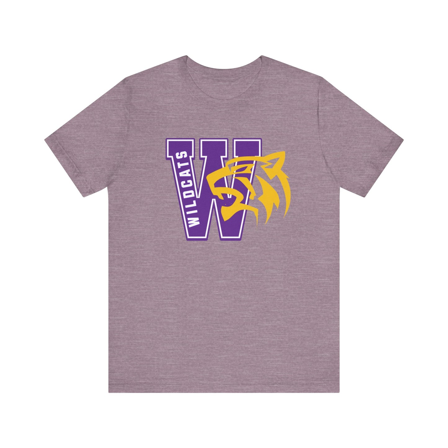 Wildcats Monogram Unisex Jersey Short Sleeve Tee - Multiple Colors