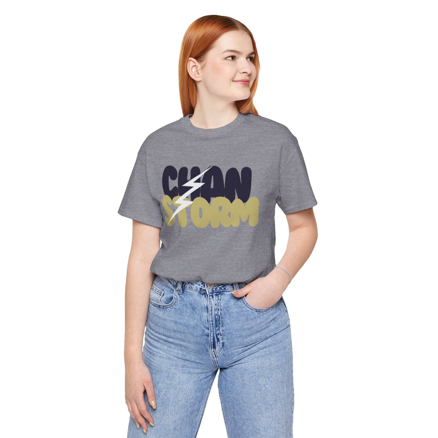 Chan Storm Bubble Letters Unisex Jersey Short Sleeve Tee - Multiple Colors