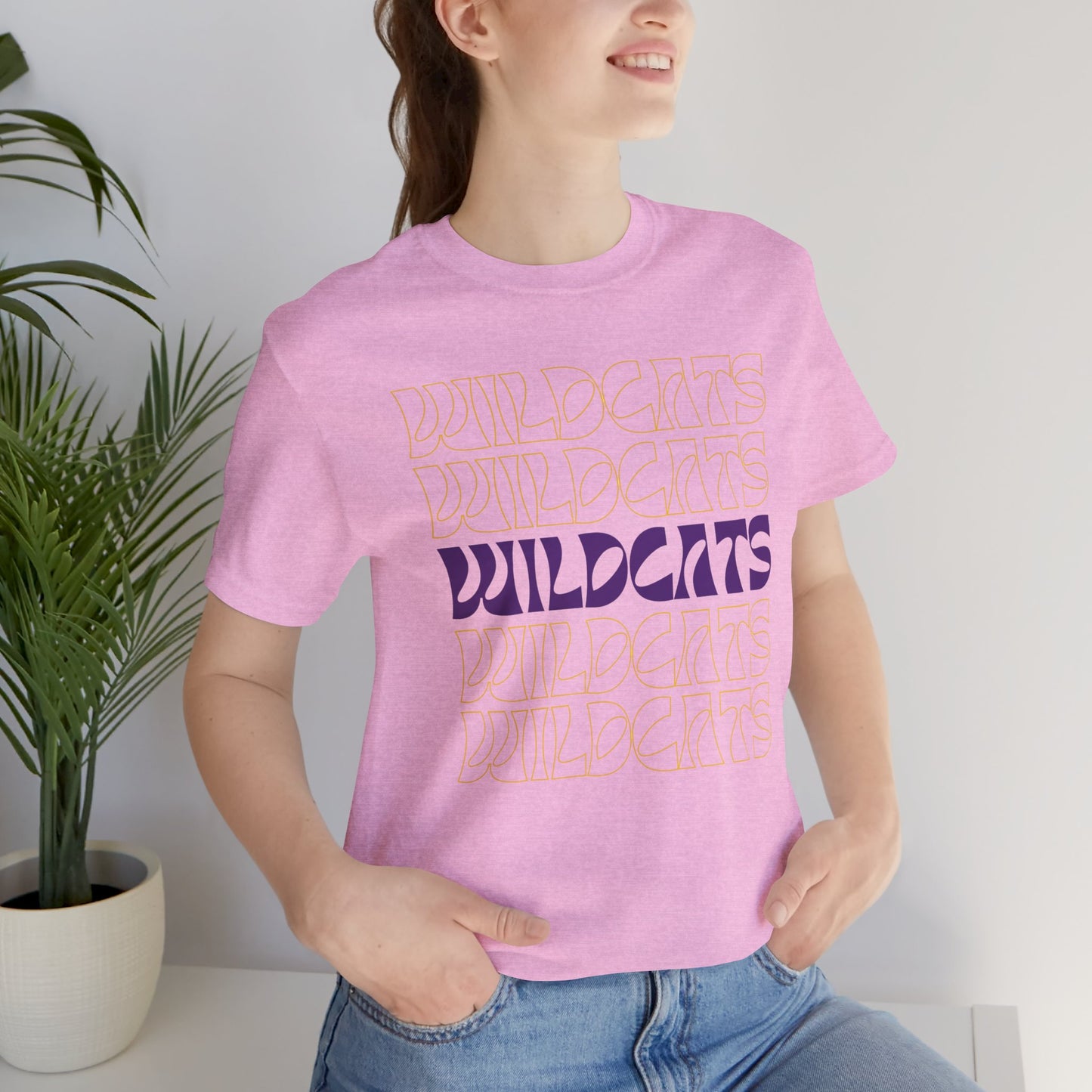 Wildcats 5up Unisex Jersey Short Sleeve Tee - Multiple Colors