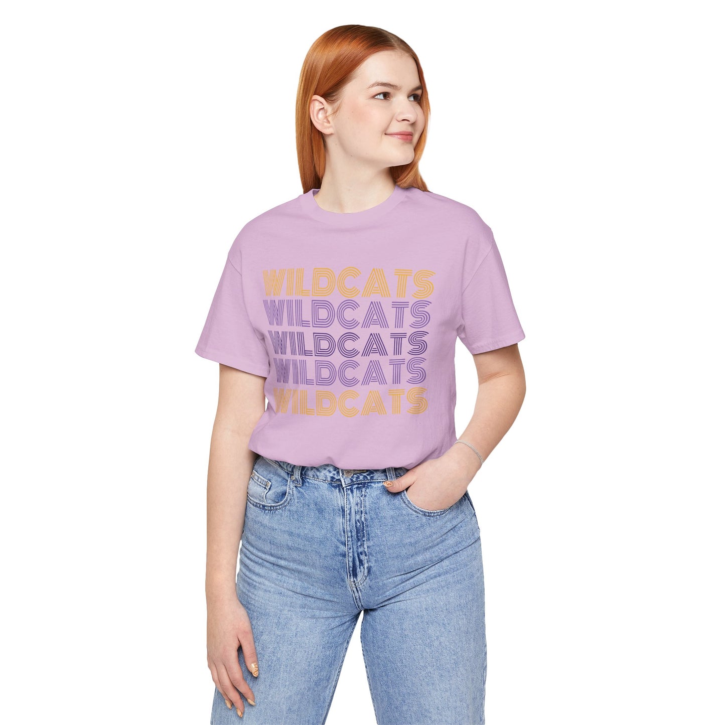 Wildcats 5x Lines Unisex Jersey Short Sleeve Tee - Multiple Colors