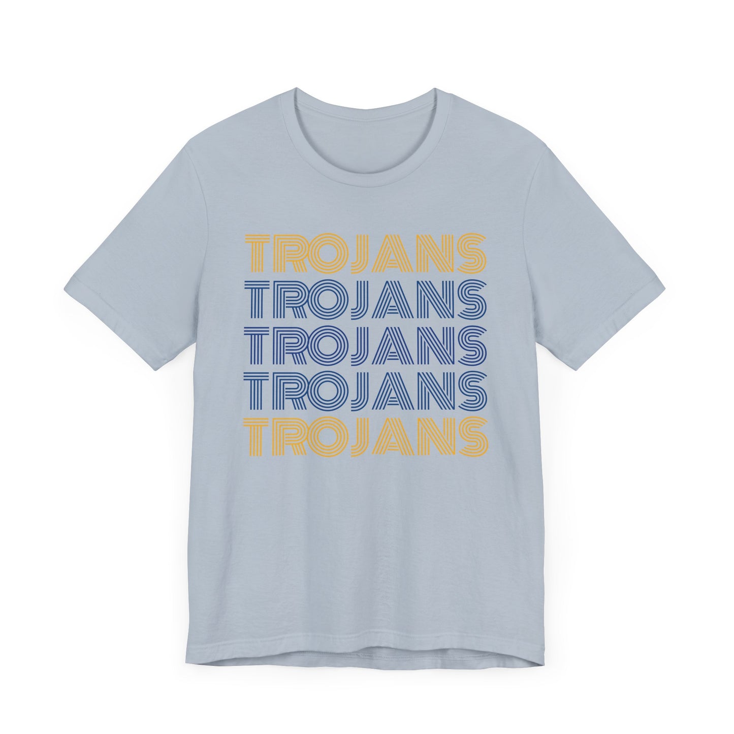 Trojans 5x Line Unisex Jersey Short Sleeve Tee - Multiple Colors