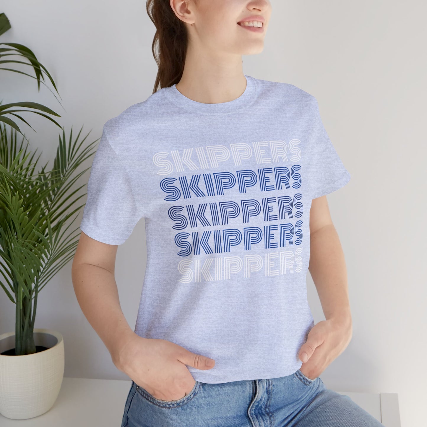 Skippers 5x Line Unisex Jersey Short Sleeve Tee - Multiple Colors