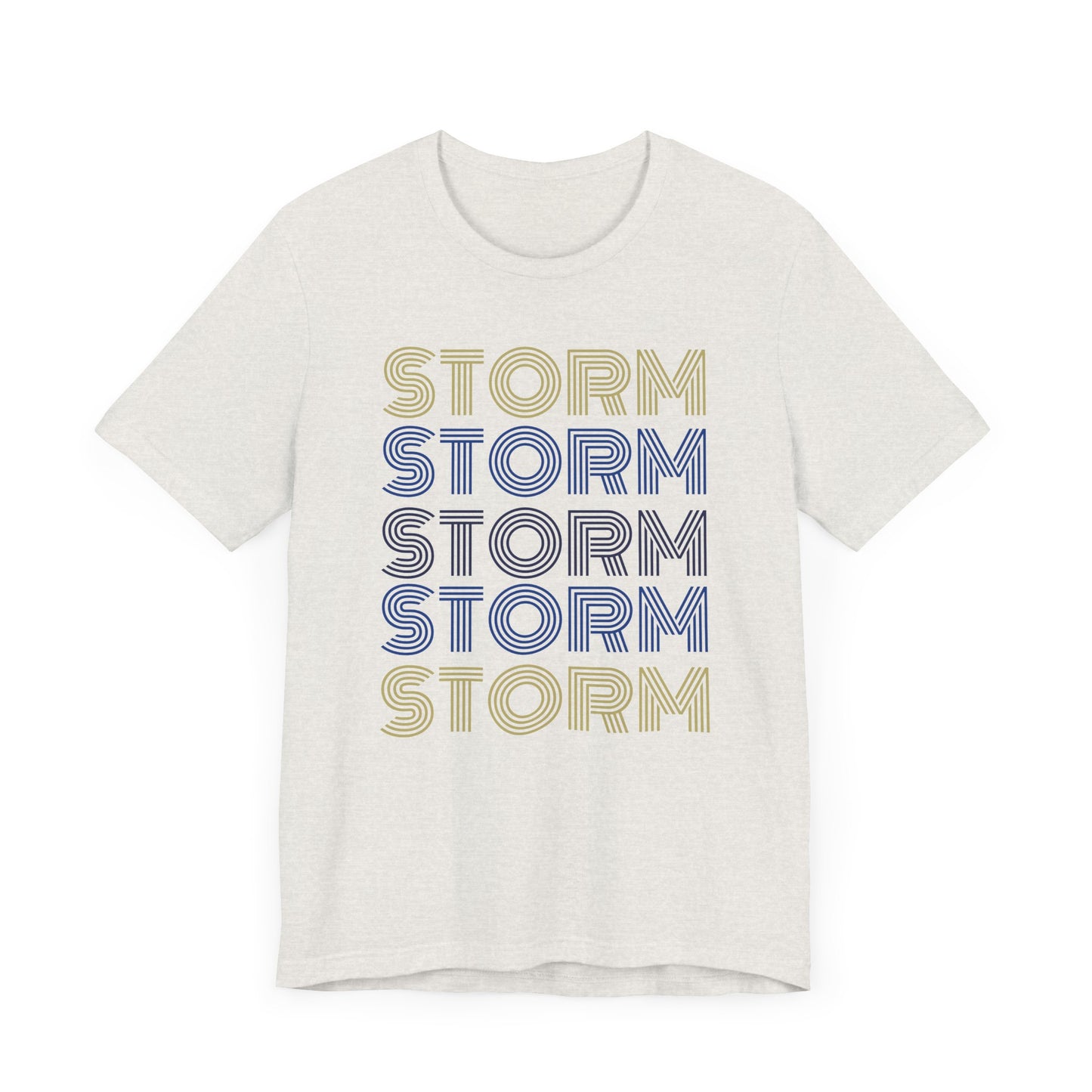 Storm 5x Lines Unisex Jersey Short Sleeve Tee - Multiple Colors