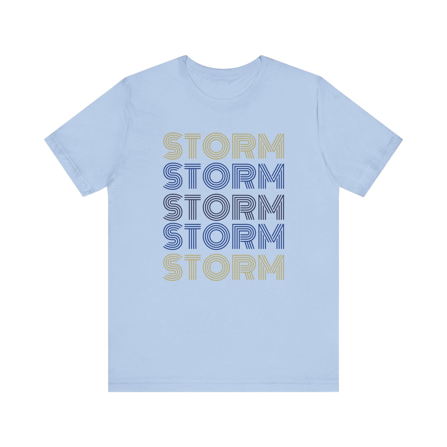 Storm 5x Lines Unisex Jersey Short Sleeve Tee - Multiple Colors