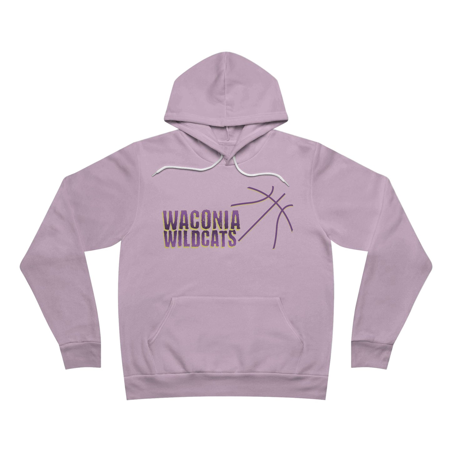 Waconia Basketball Outline Unisex Sponge Fleece Pullover Hoodie