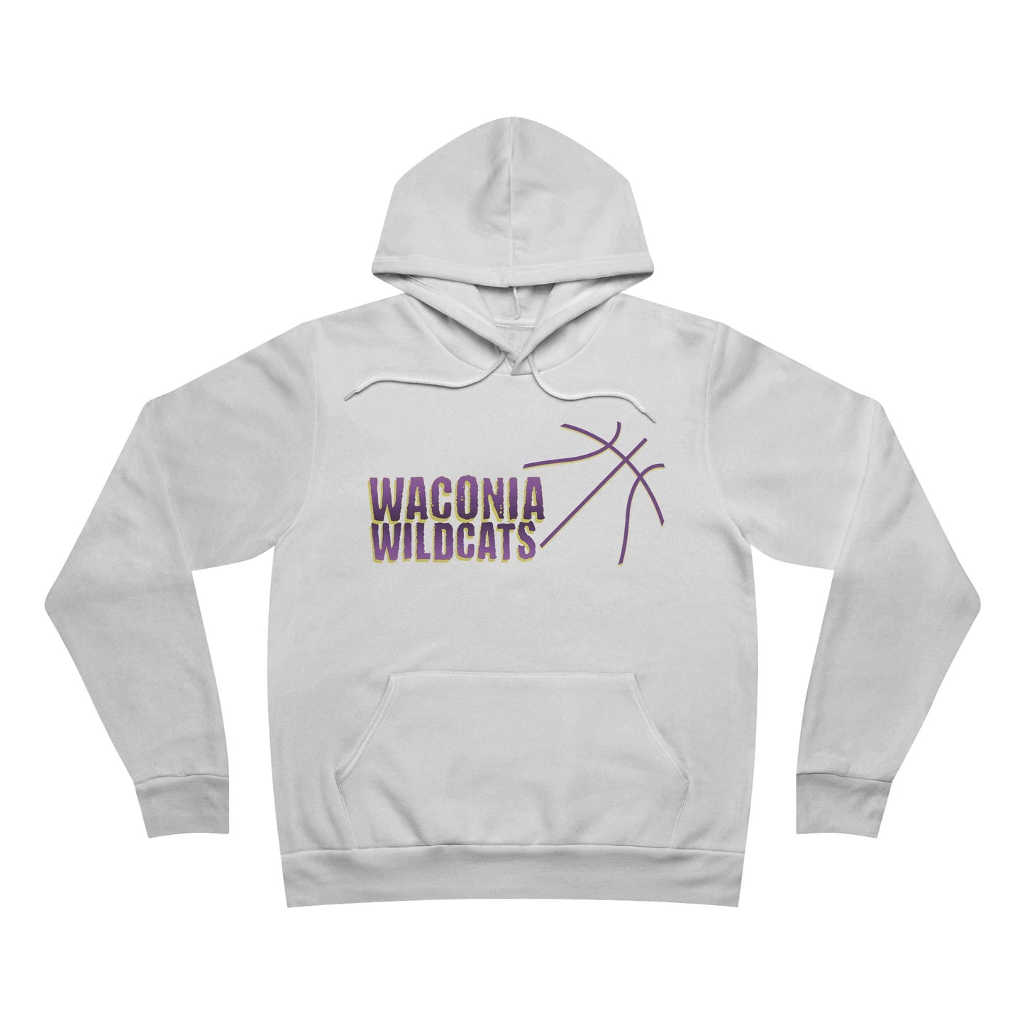 Waconia Basketball Outline Unisex Sponge Fleece Pullover Hoodie