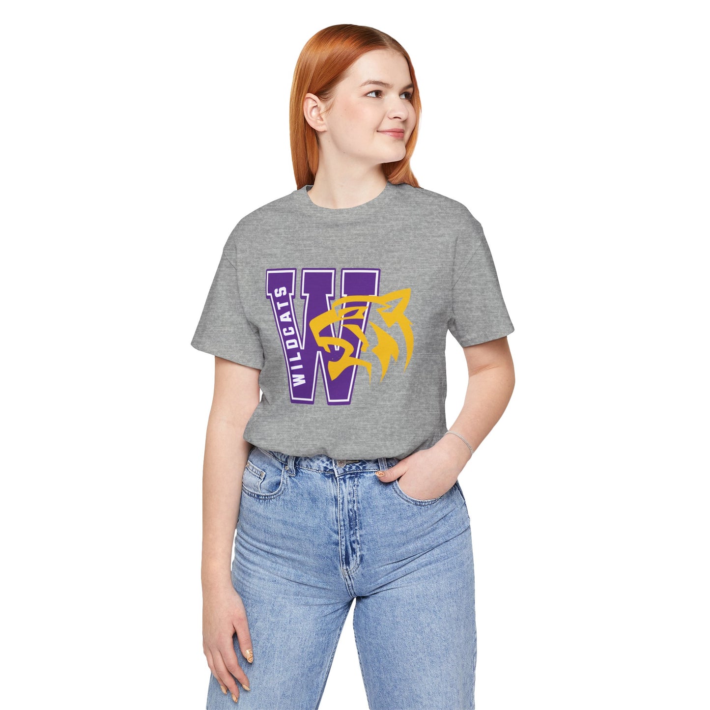 Wildcats Monogram Unisex Jersey Short Sleeve Tee - Multiple Colors