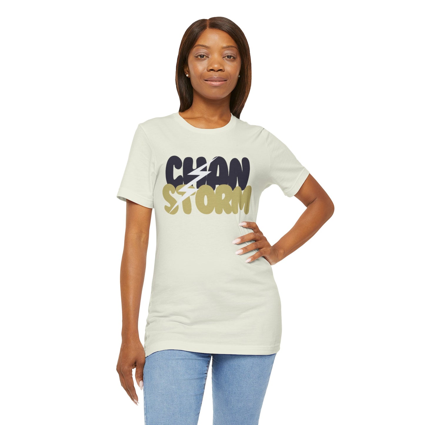 Chan Storm Bubble Letters Unisex Jersey Short Sleeve Tee - Multiple Colors