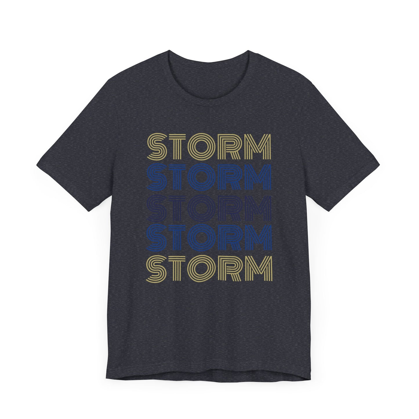 Storm 5x Lines Unisex Jersey Short Sleeve Tee - Multiple Colors