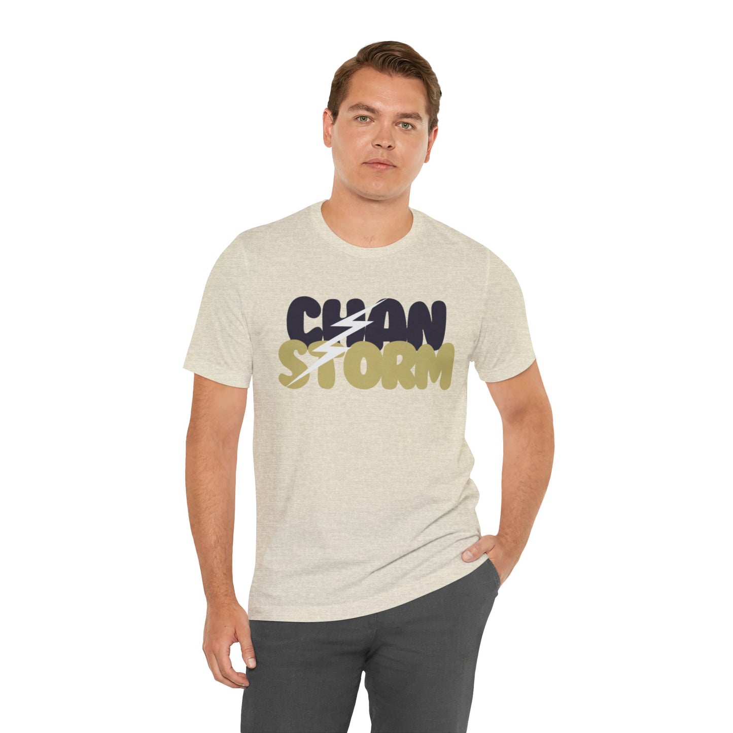 Chan Storm Bubble Letters Unisex Jersey Short Sleeve Tee - Multiple Colors