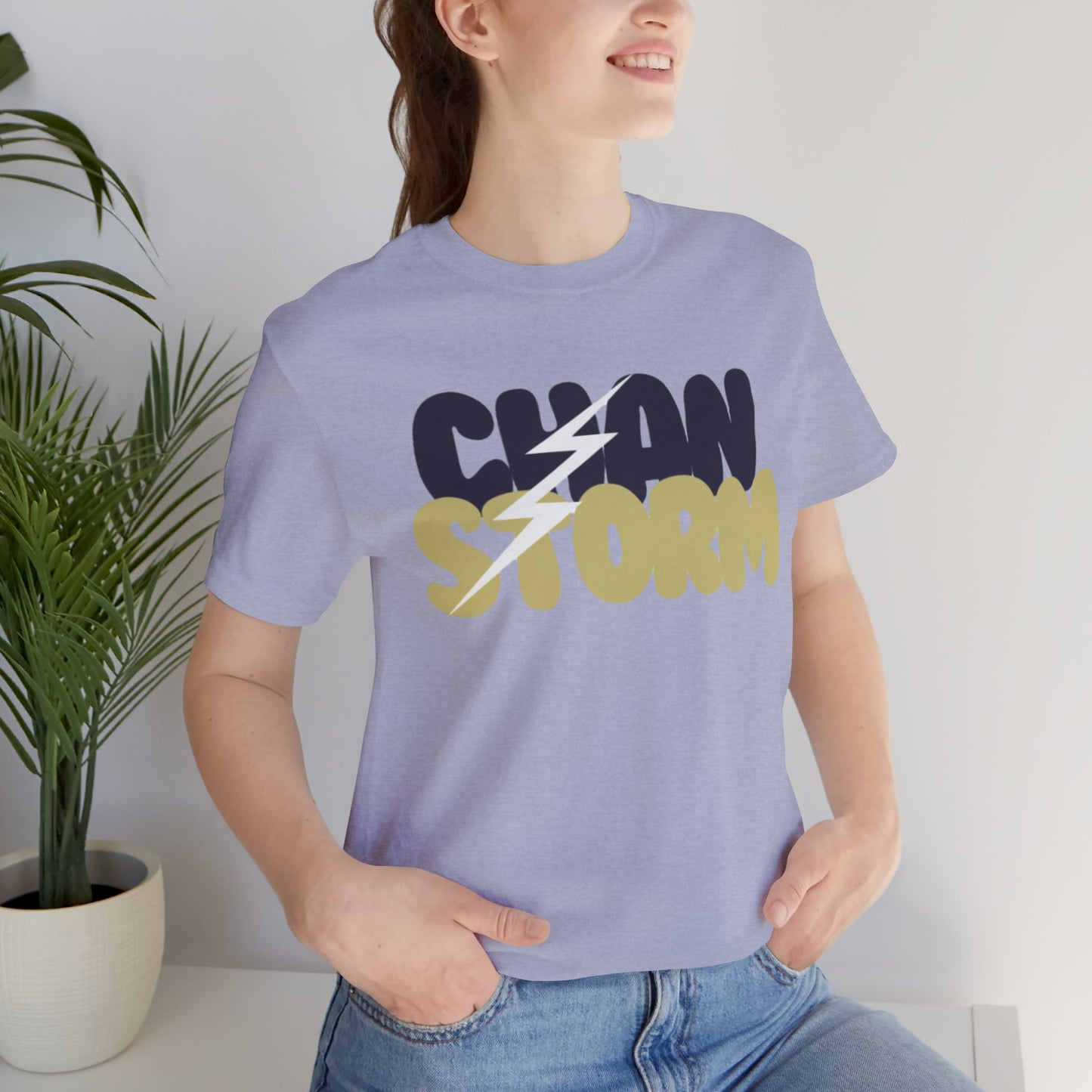 Chan Storm Bubble Letters Unisex Jersey Short Sleeve Tee - Multiple Colors