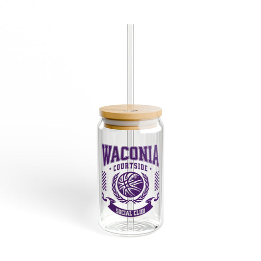 Waconia Courtside Social Club Sipper Glass, 16oz