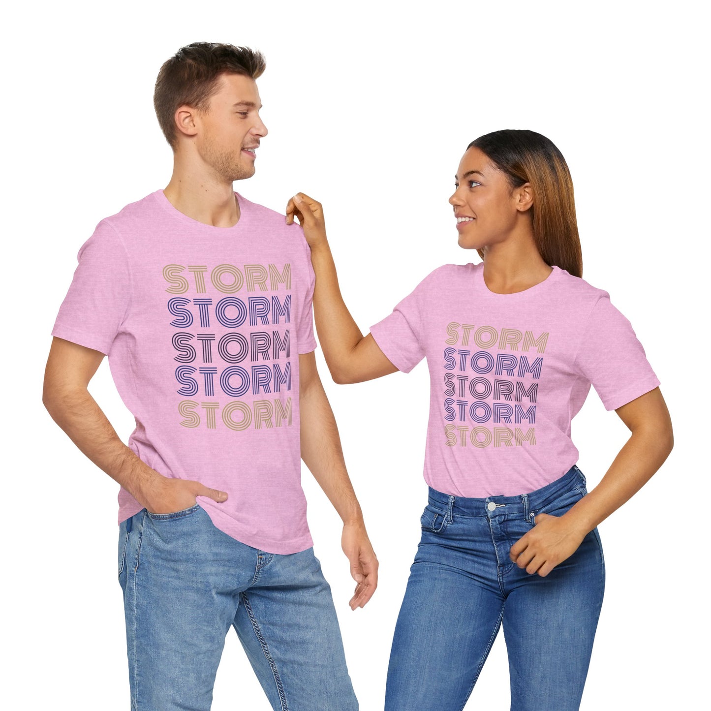 Storm 5x Lines Unisex Jersey Short Sleeve Tee - Multiple Colors