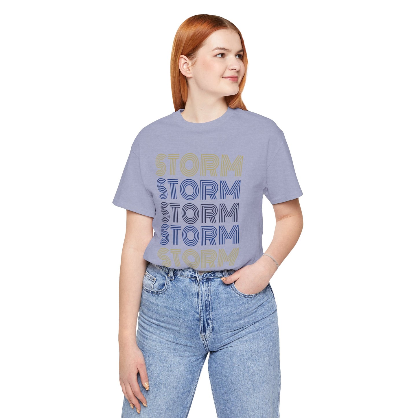 Storm 5x Lines Unisex Jersey Short Sleeve Tee - Multiple Colors