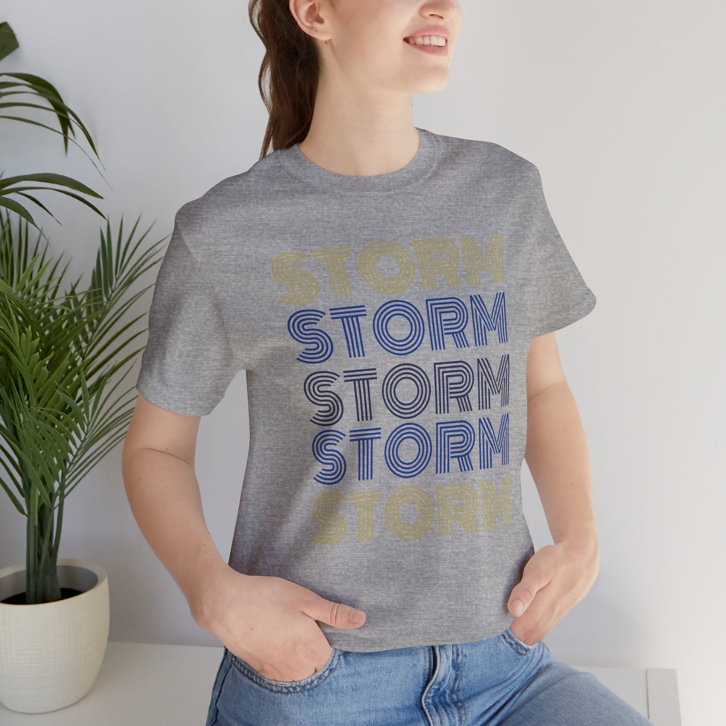 Storm 5x Lines Unisex Jersey Short Sleeve Tee - Multiple Colors