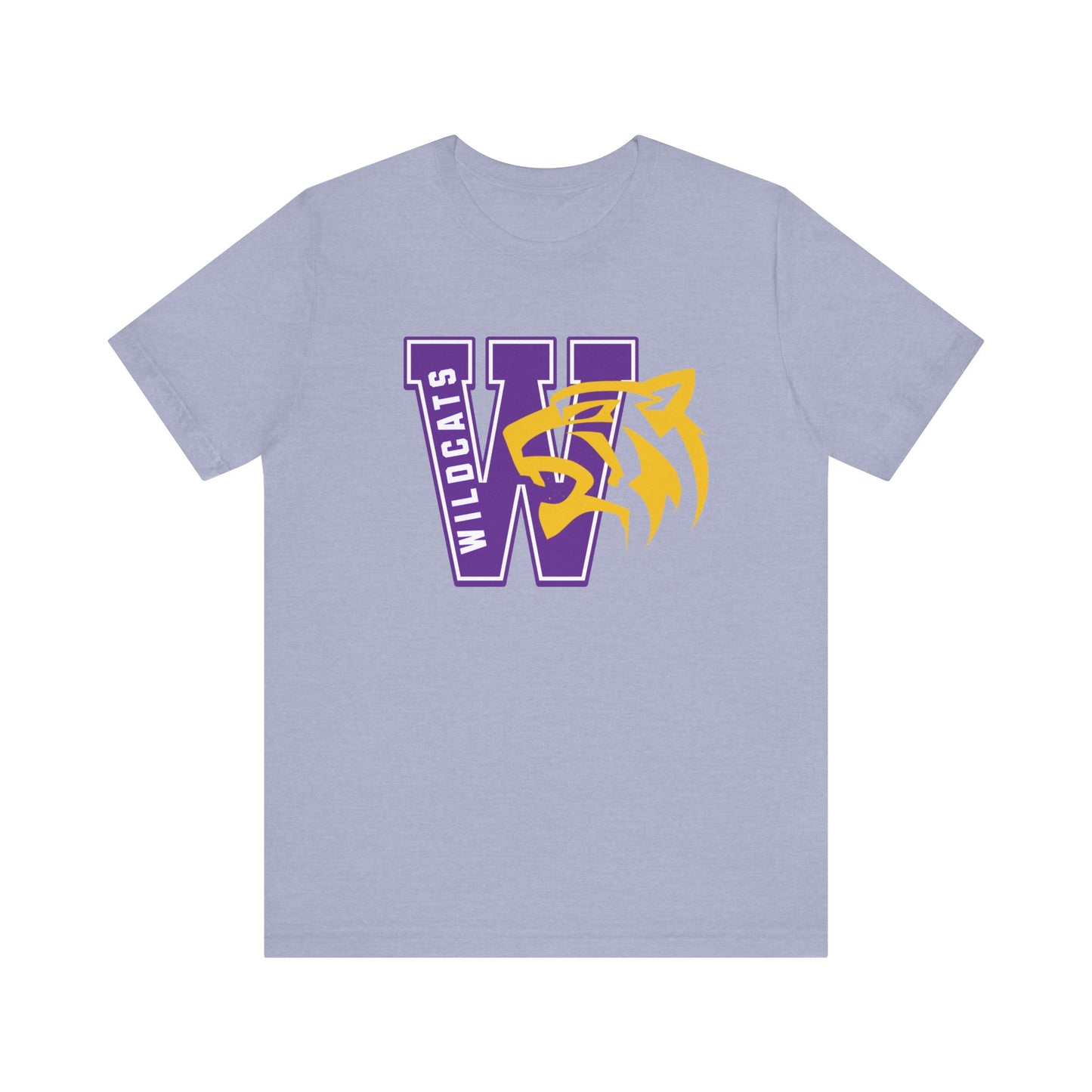 Wildcats Monogram Unisex Jersey Short Sleeve Tee - Multiple Colors