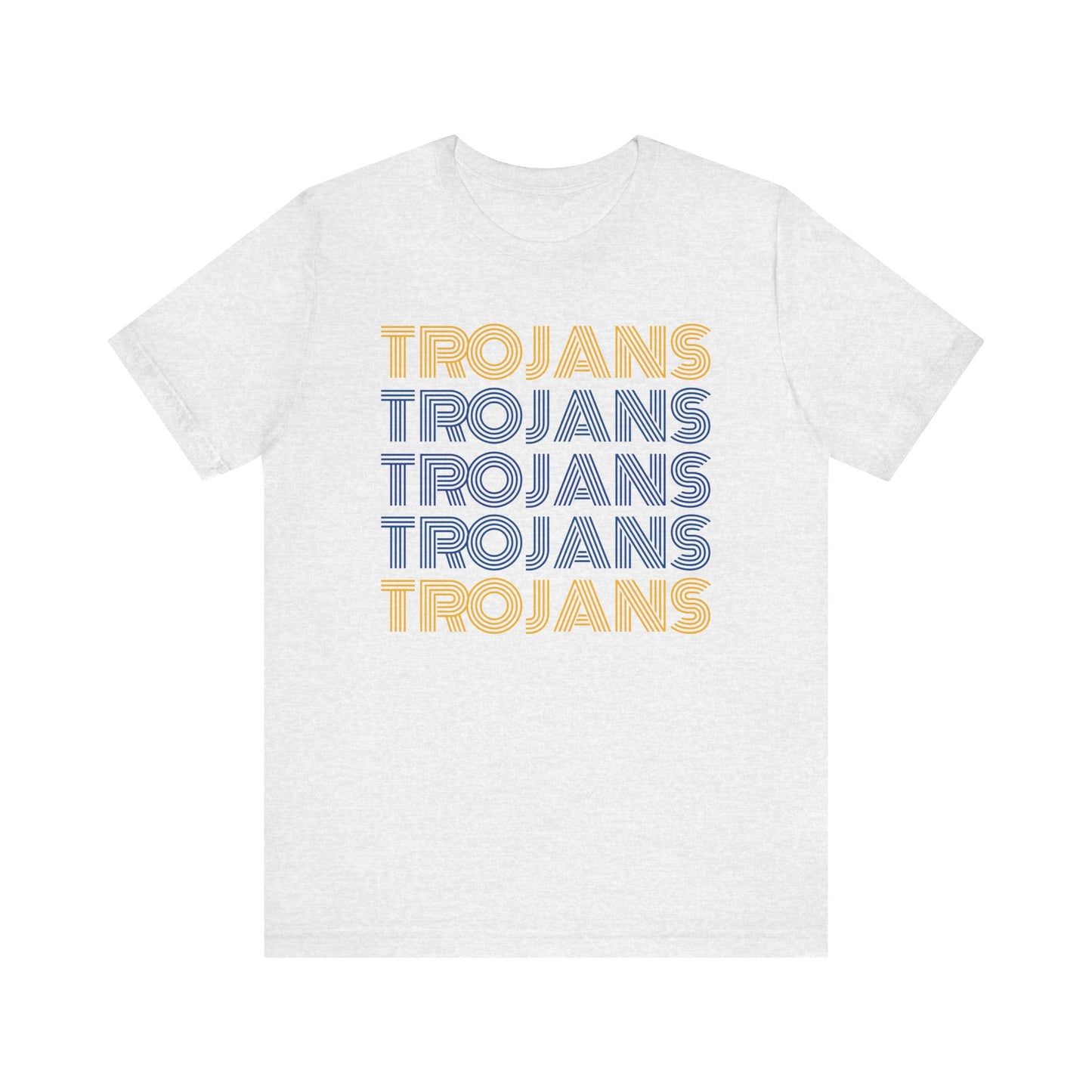 Trojans 5x Line Unisex Jersey Short Sleeve Tee - Multiple Colors