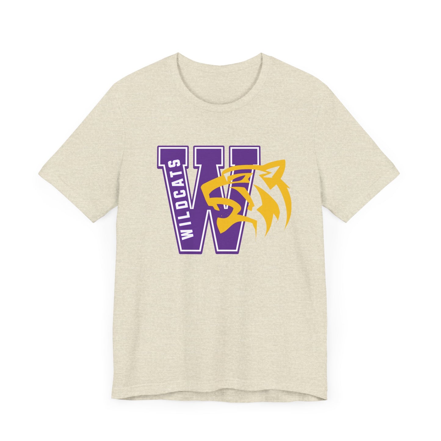 Wildcats Monogram Unisex Jersey Short Sleeve Tee - Multiple Colors