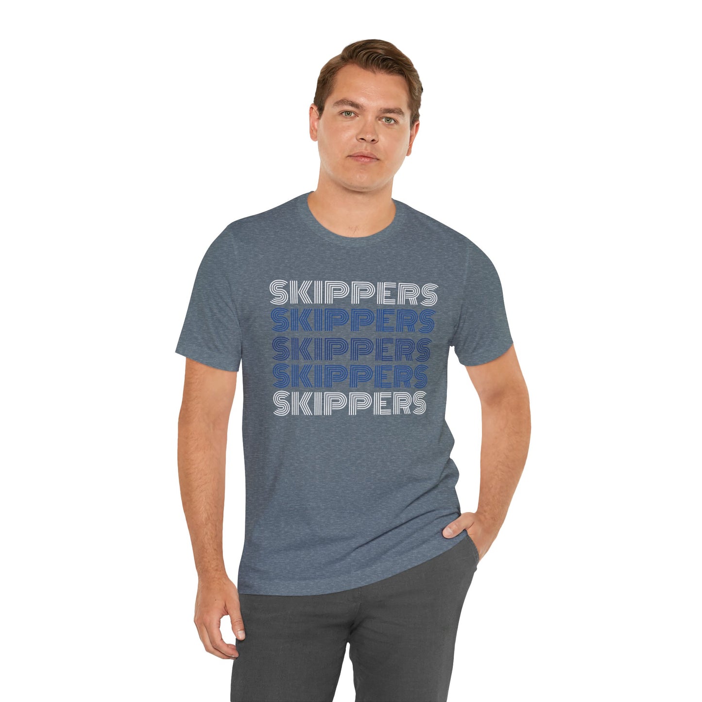 Skippers 5x Line Unisex Jersey Short Sleeve Tee - Multiple Colors