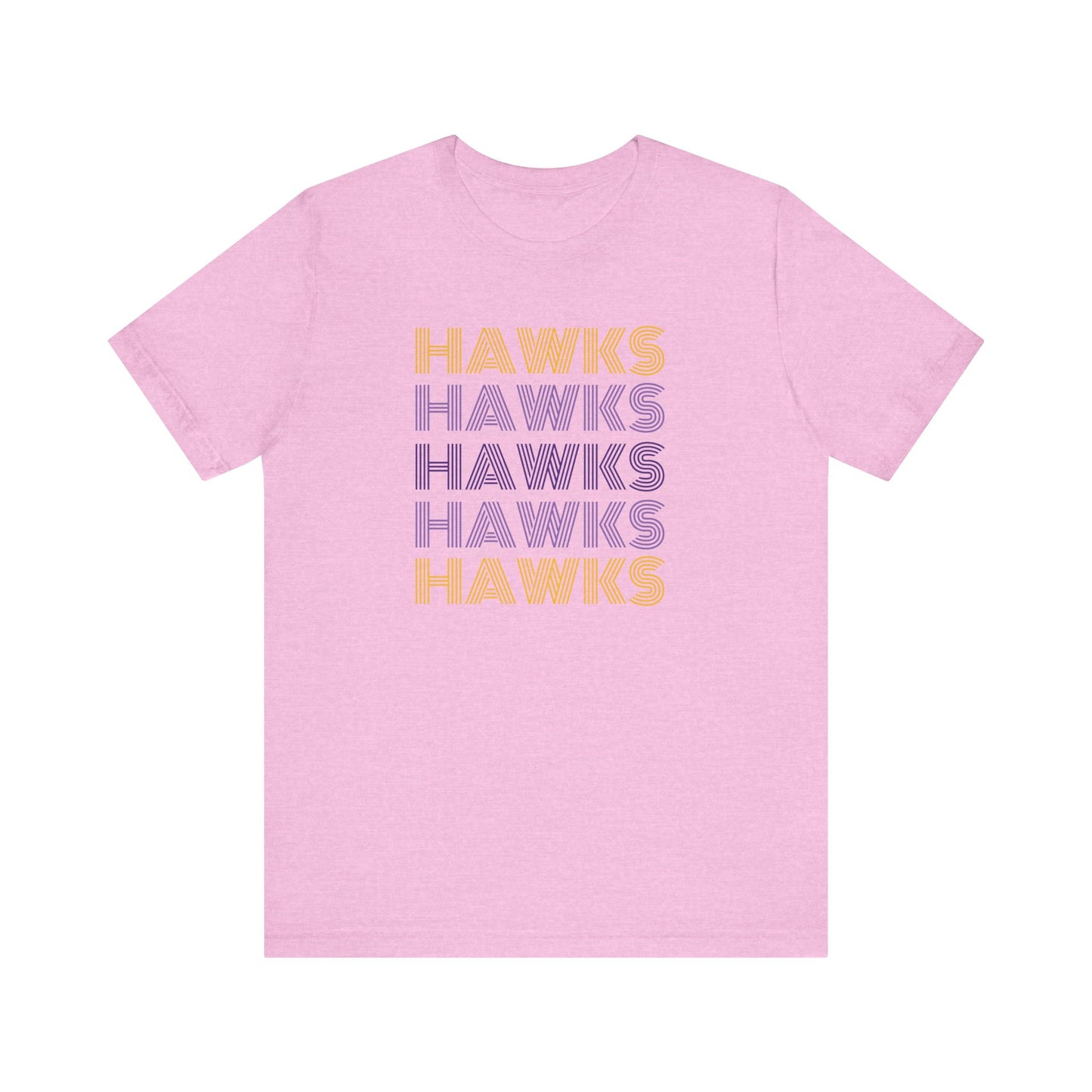 Hawks 5x Lines Unisex Jersey Short Sleeve Tee - Multiple Colors