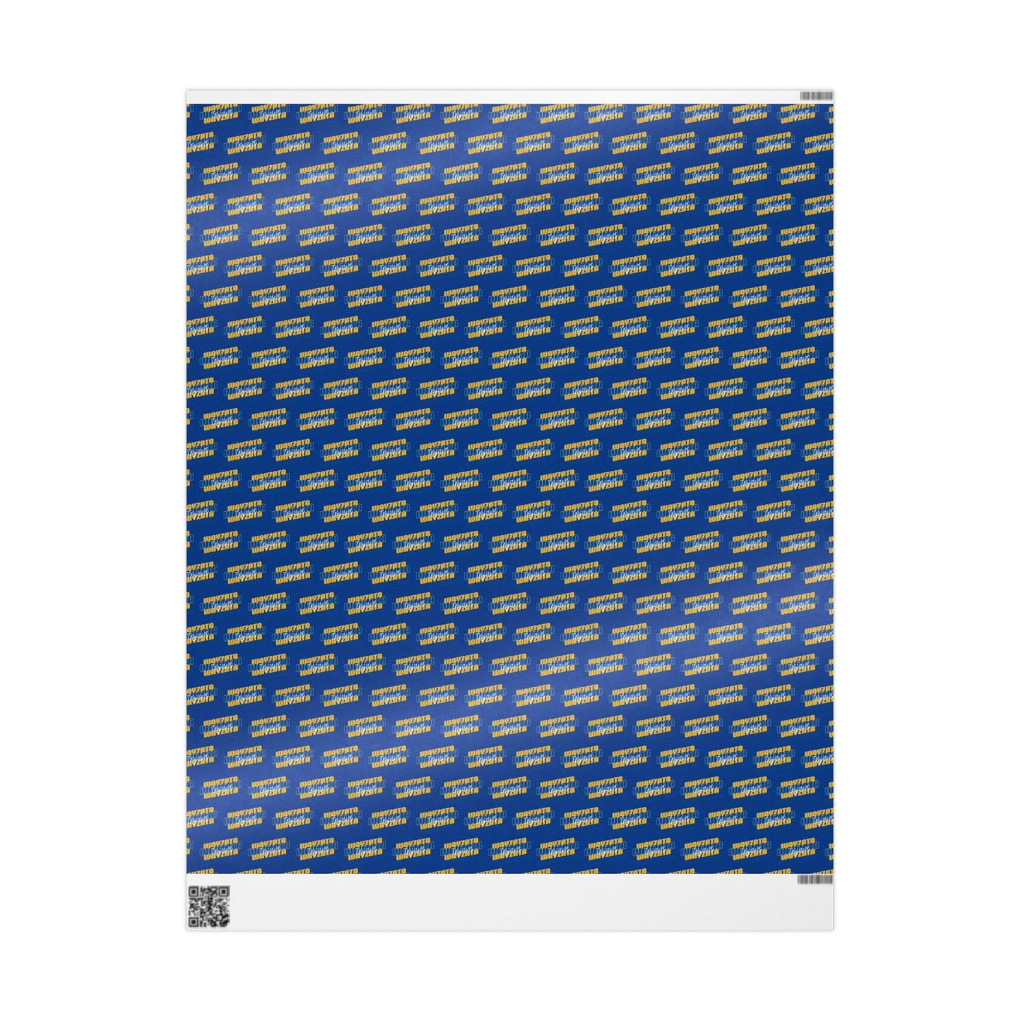 Wayzata Trojans Wrapping Paper - Blue