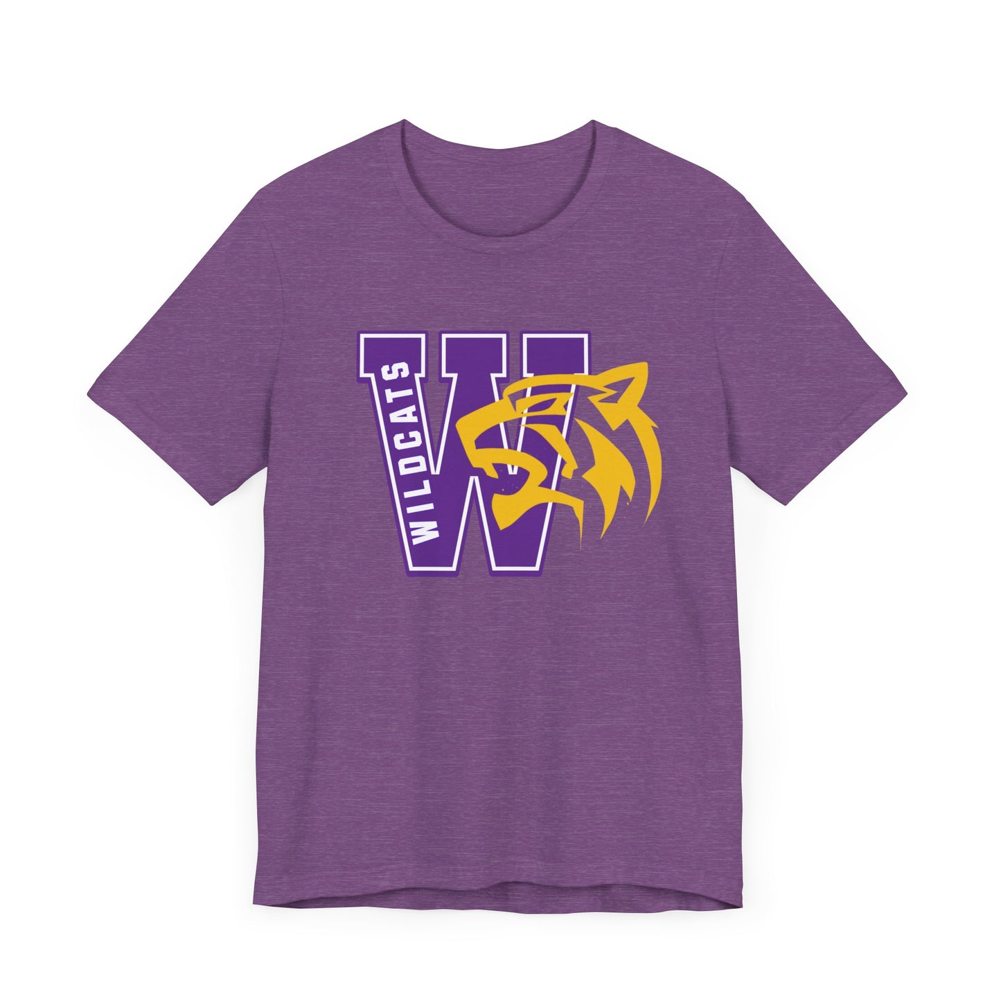 Wildcats Monogram Unisex Jersey Short Sleeve Tee - Multiple Colors