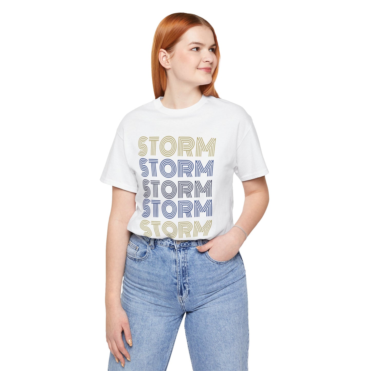 Storm 5x Lines Unisex Jersey Short Sleeve Tee - Multiple Colors