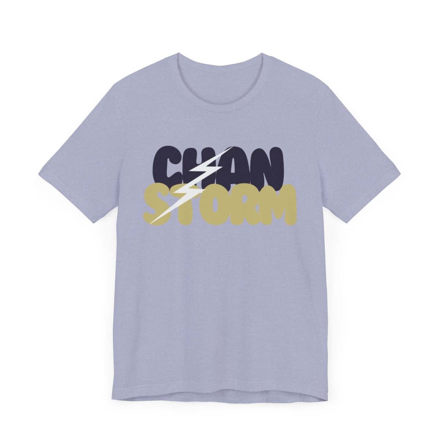 Chan Storm Bubble Letters Unisex Jersey Short Sleeve Tee - Multiple Colors