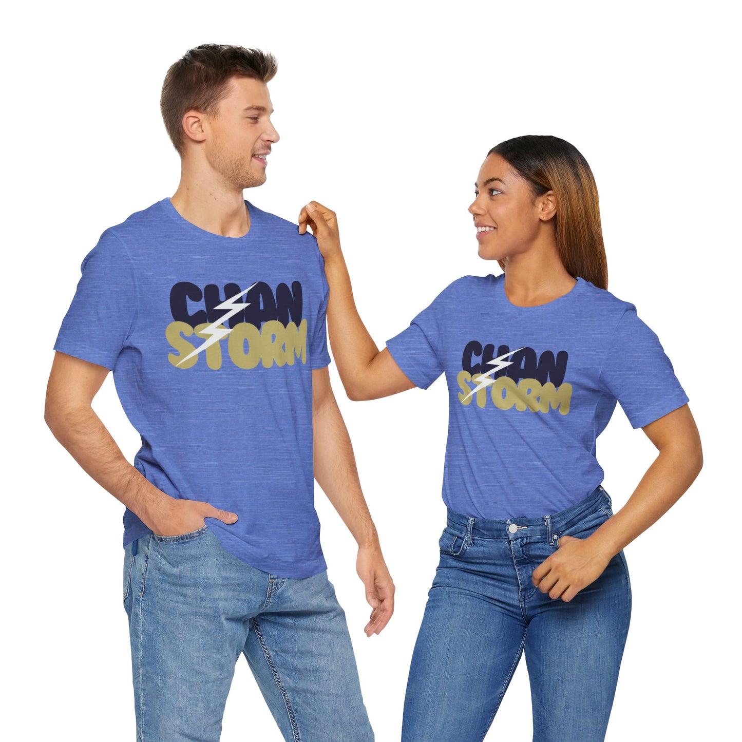 Chan Storm Bubble Letters Unisex Jersey Short Sleeve Tee - Multiple Colors