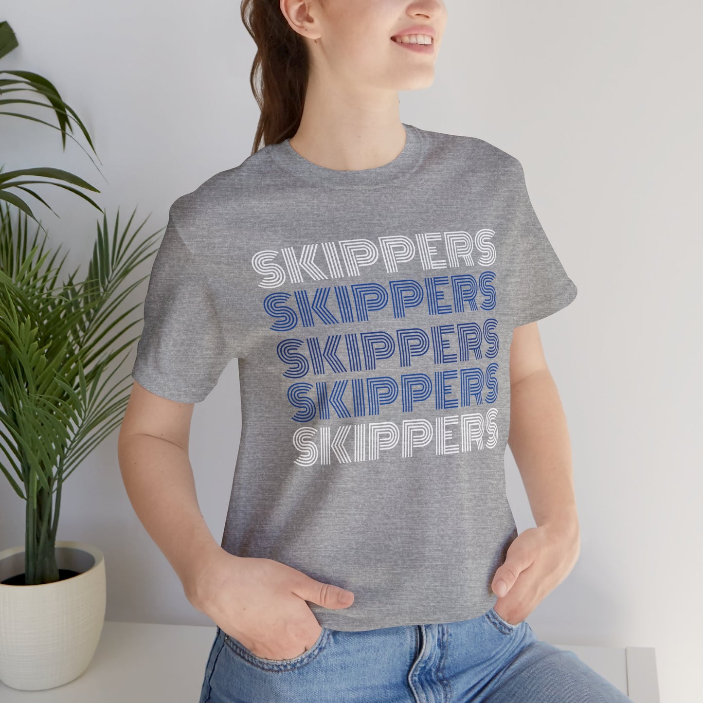 Skippers 5x Line Unisex Jersey Short Sleeve Tee - Multiple Colors