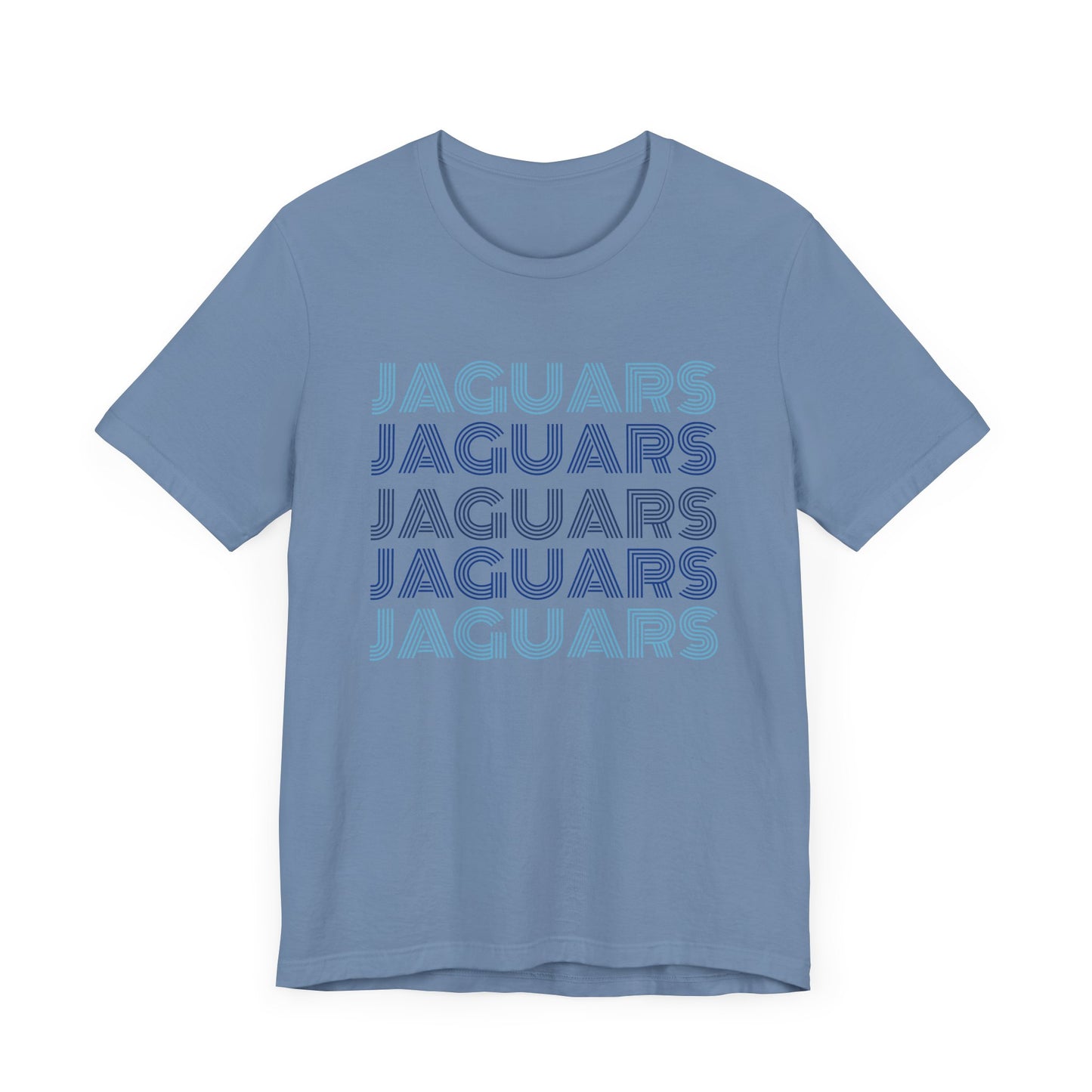 Jaguars 5x Line Unisex Jersey Short Sleeve Tee - Multiple Colors