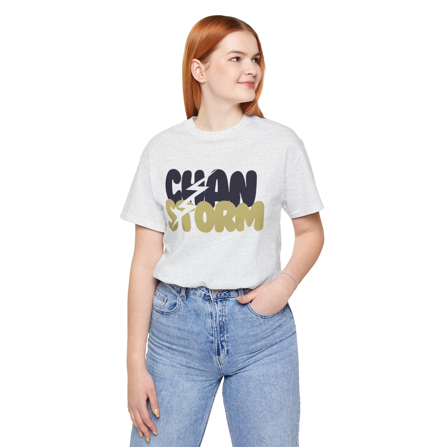 Chan Storm Bubble Letters Unisex Jersey Short Sleeve Tee - Multiple Colors