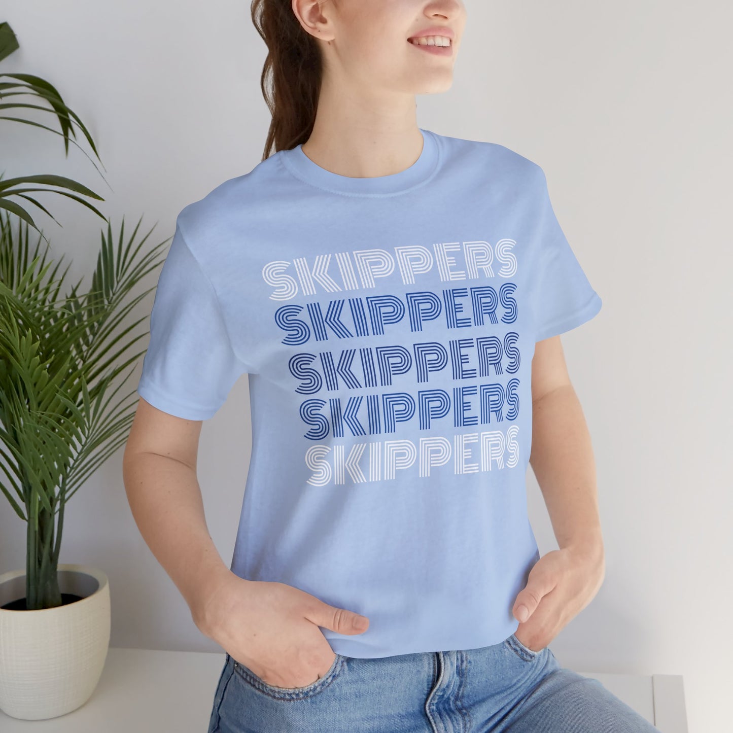 Skippers 5x Line Unisex Jersey Short Sleeve Tee - Multiple Colors