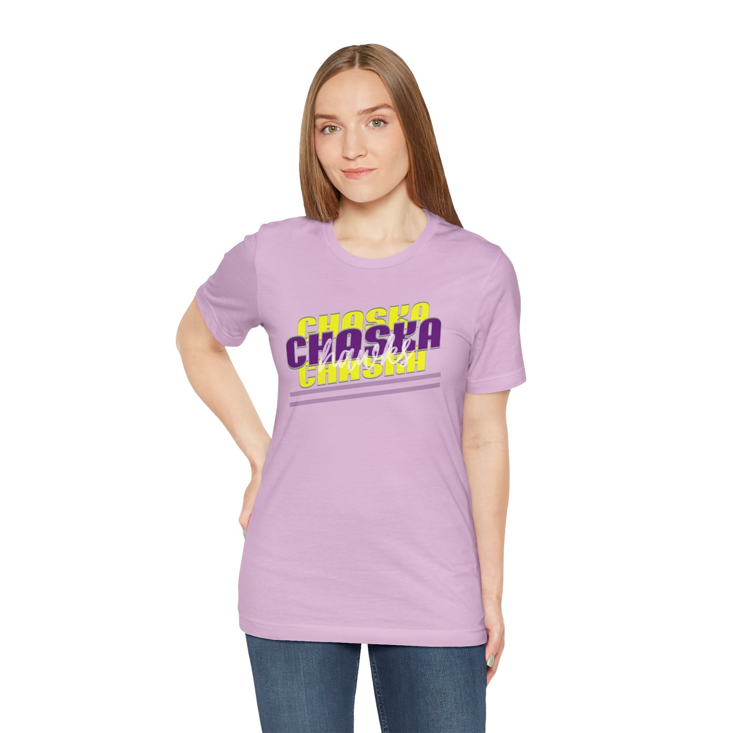 Chaska Hawks Unisex Jersey Short Sleeve Tee - Multiple Colors