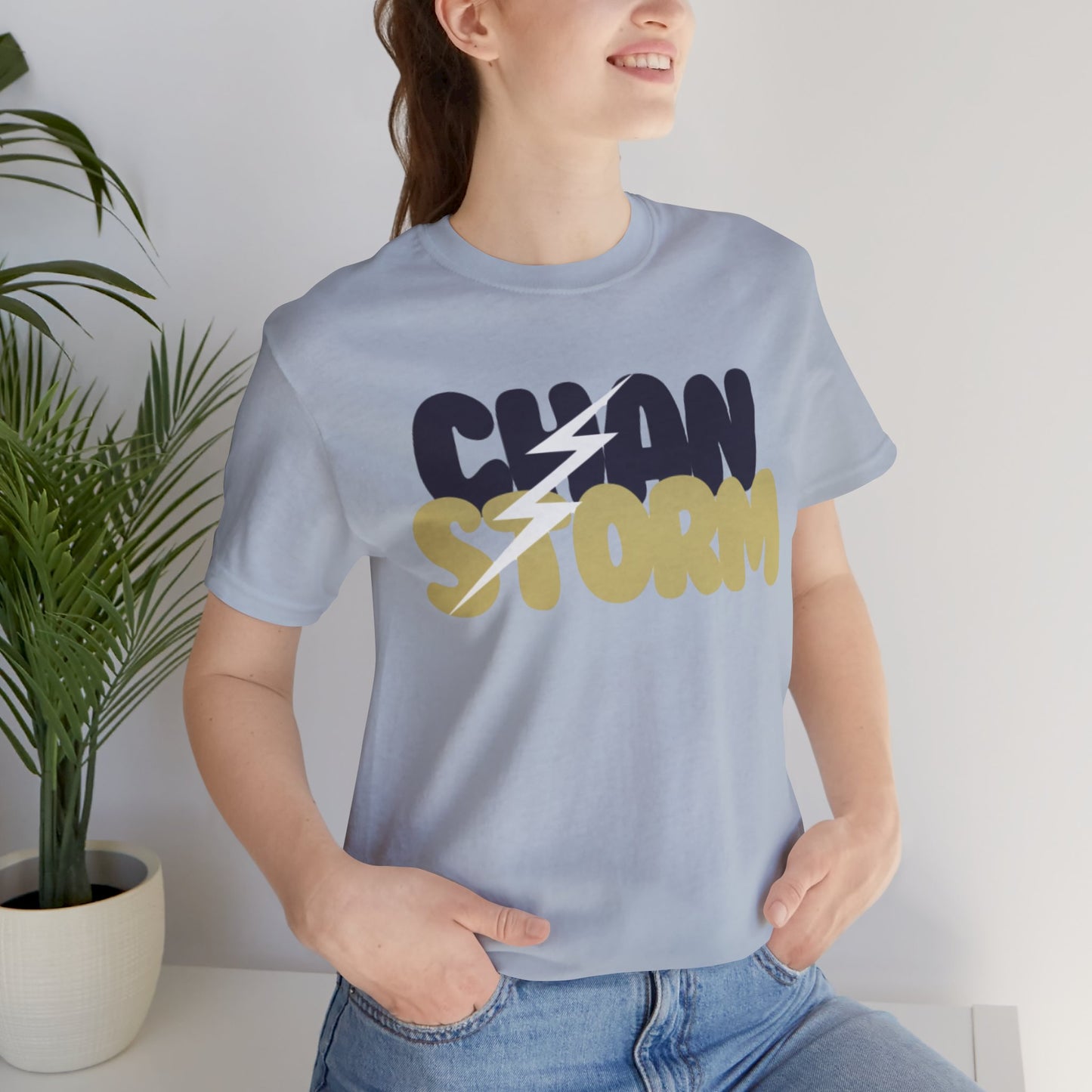 Chan Storm Bubble Letters Unisex Jersey Short Sleeve Tee - Multiple Colors