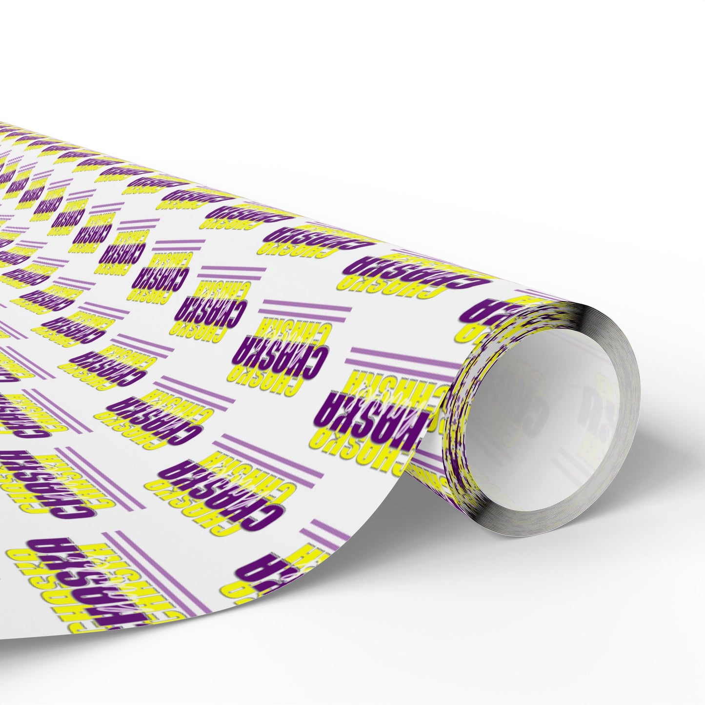 Chaska Hawks Wrapping Paper - White