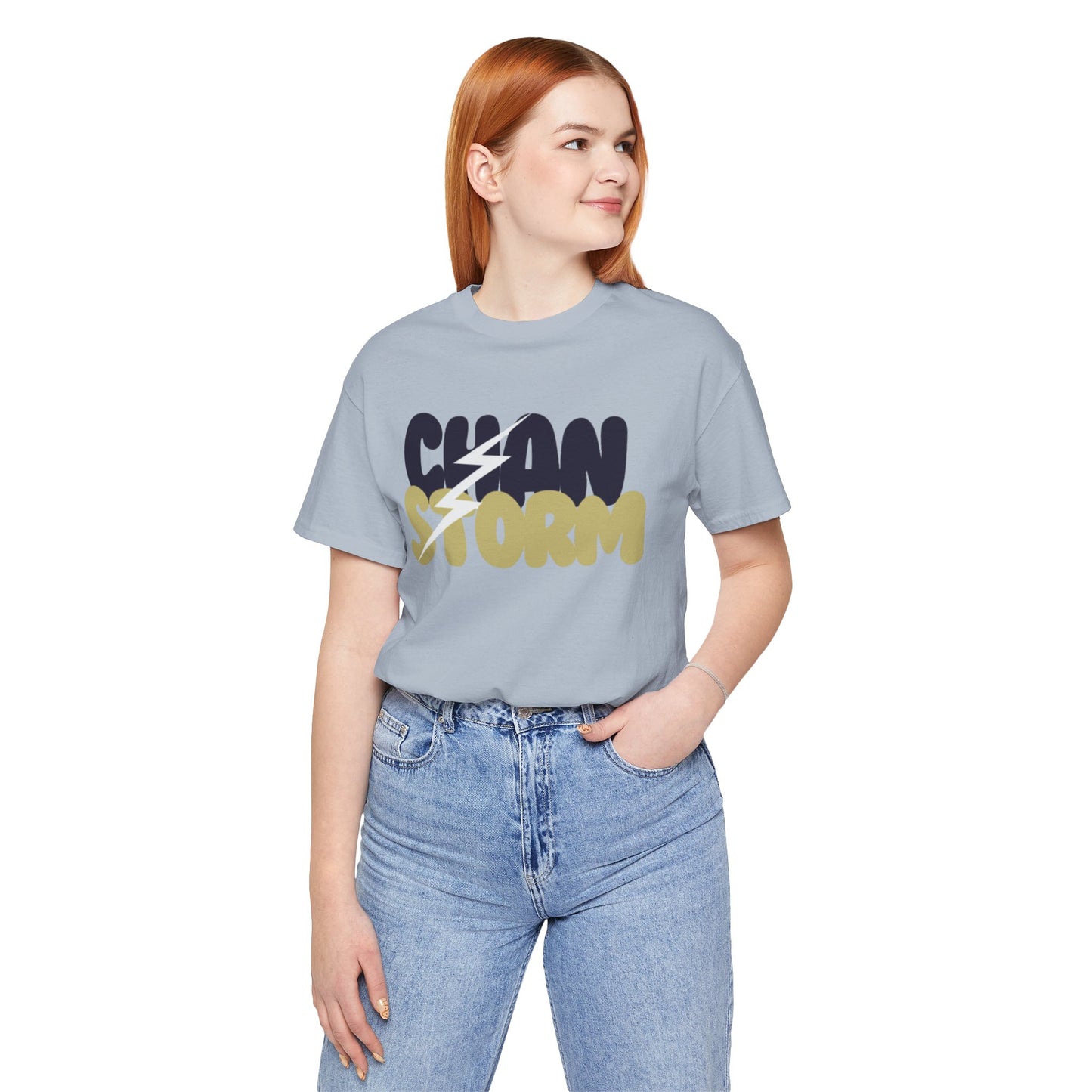 Chan Storm Bubble Letters Unisex Jersey Short Sleeve Tee - Multiple Colors