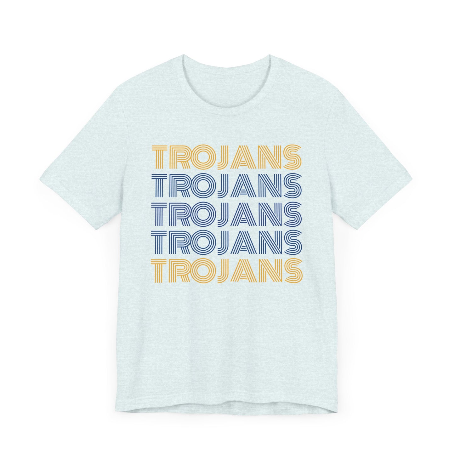 Trojans 5x Line Unisex Jersey Short Sleeve Tee - Multiple Colors