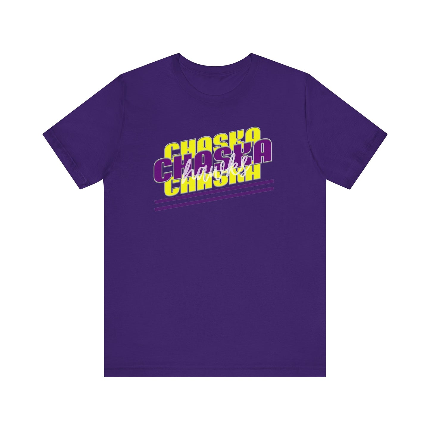 Chaska Hawks Unisex Jersey Short Sleeve Tee - Multiple Colors